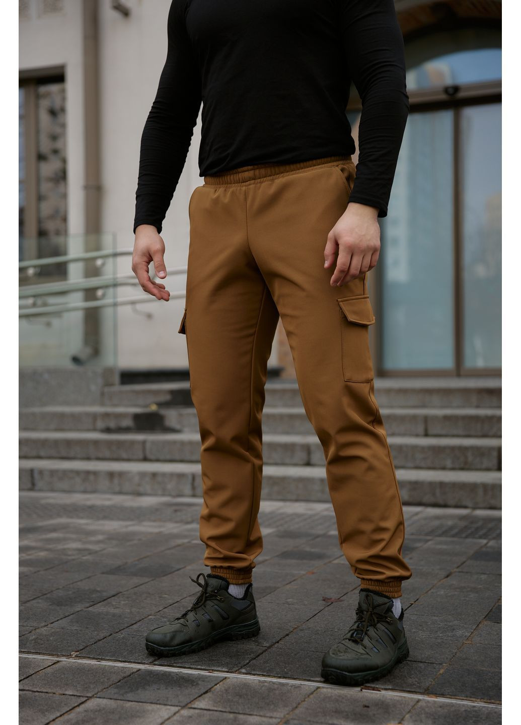 Койот демисезонный стильный мужской костюм брючный No Brand