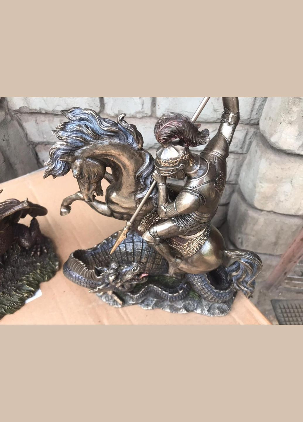 Статуэтка Георгий Победоносец 32 см в подарочной коробке 175180 Veronese (302238929)