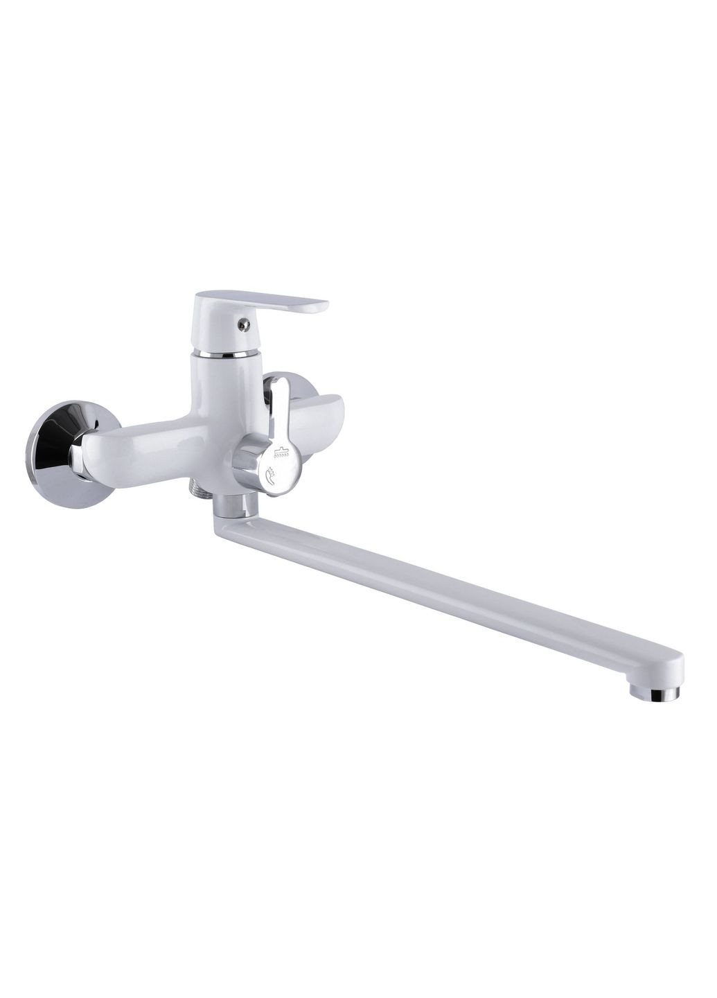 Змішувач для ванної Laguna GLA-0208-7-WHITE EURO Globus Lux (335040644)