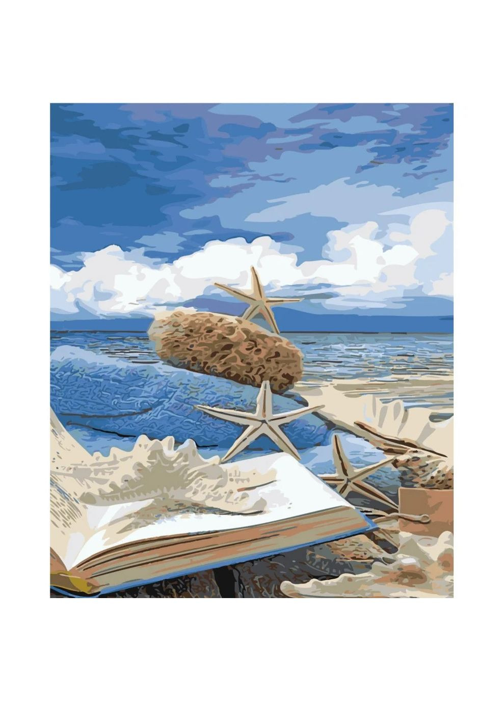 Набор для росписи SY6498 "Релакс у океана", размером 40х50 см ( ) Strateg (328944152)