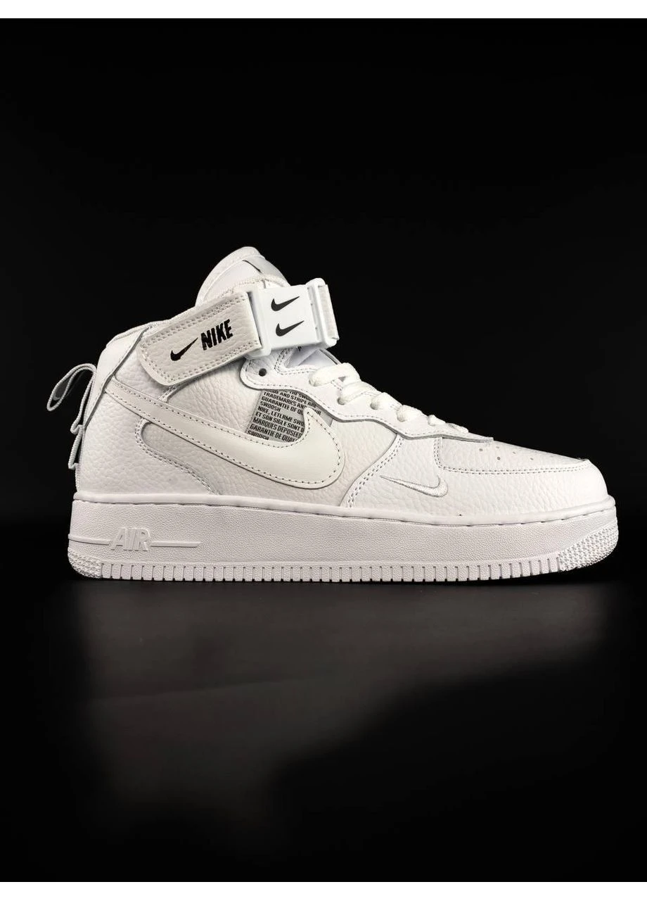 КРОСІВКИ ЖІНОЧІ NIKE AIR FORCE 1 HIGH WHITE BLACK НАЙК АІР ФОРС 1 БІЛІ No Brand білі демісезони (391050104)