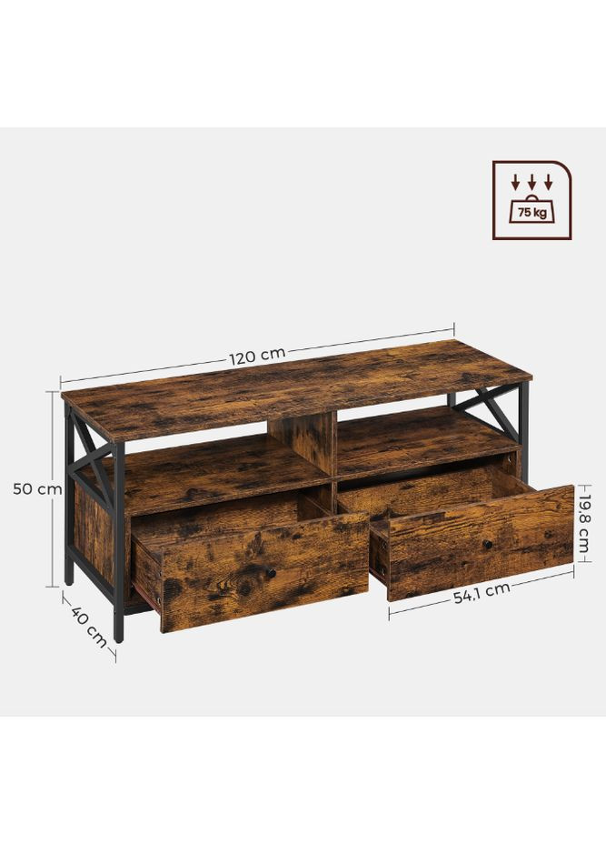 Тумба під телевізор Kamila в стилі Loft з 2 шухлядами Leobert (361951606)