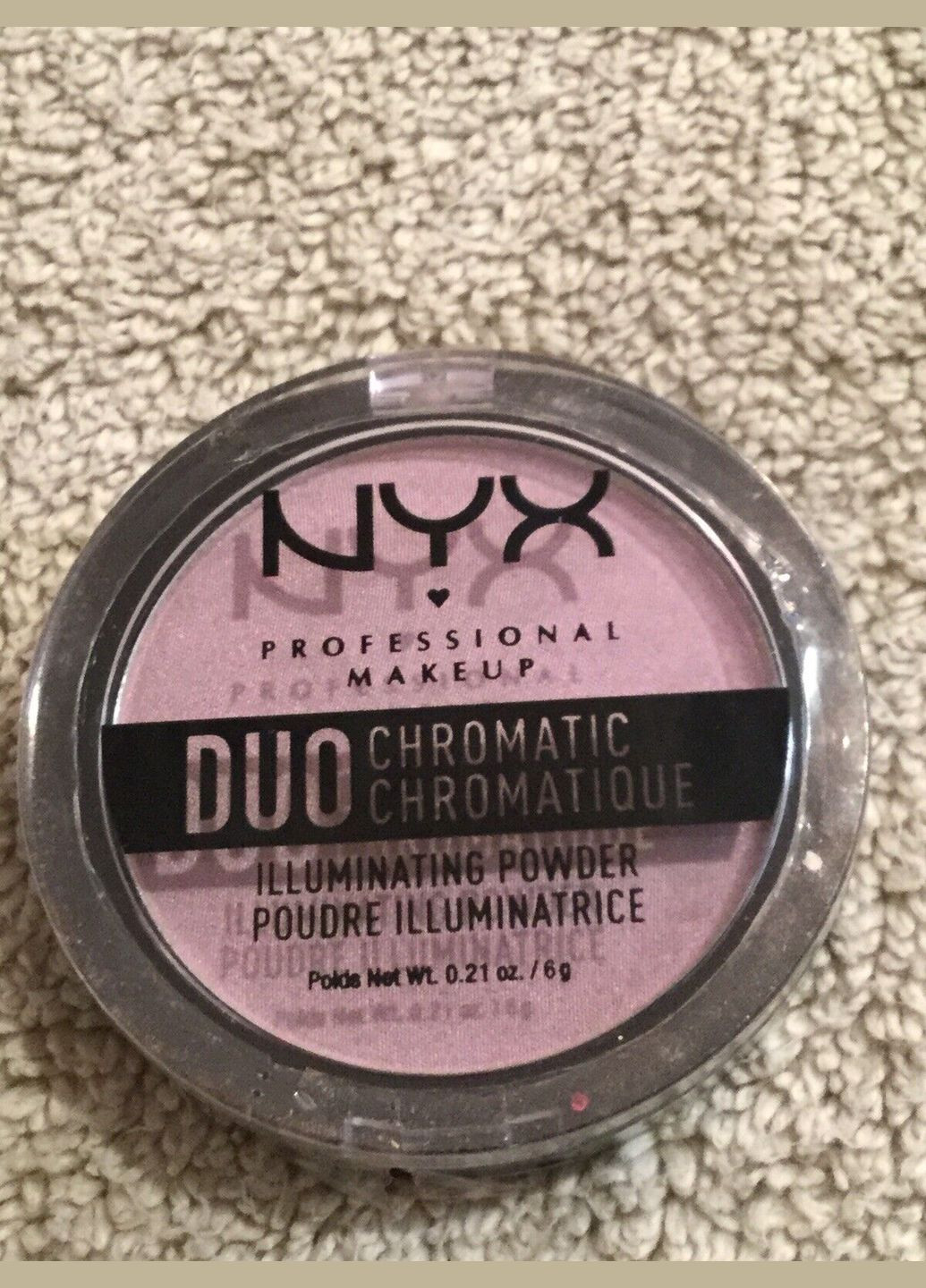Пудрахайлайтер Duo Chromatic Illuminating Powder (6 г) LAVENDER-STEEL (dcip02) NYX Professional Makeup (279364286)