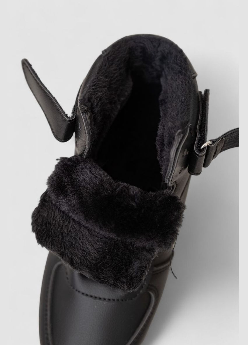 Кросівки жіночі зимові на хутрі, 248RMB05 Ager чорно-білі зими (360860089)