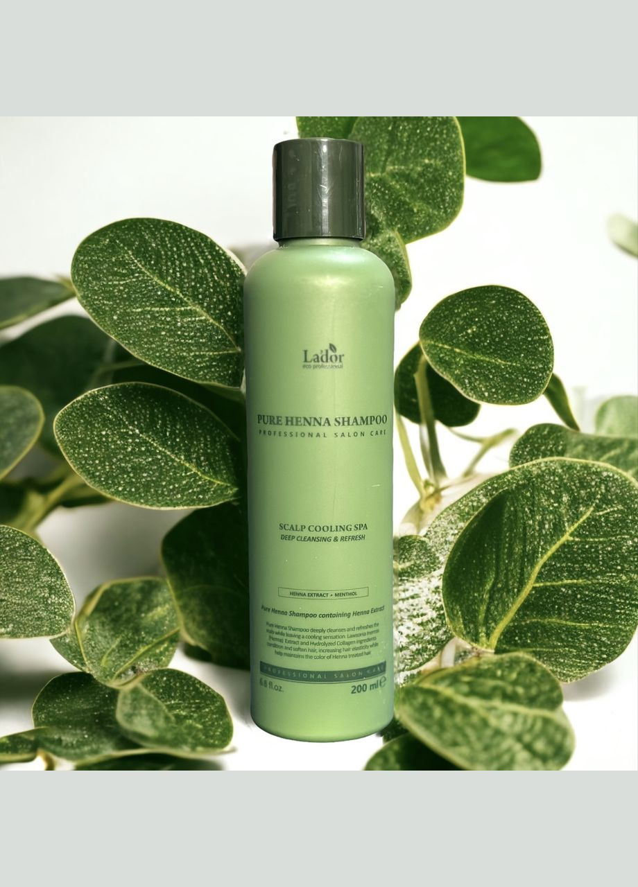 Шампунь проти випадіння волосся Pure Henna Shampoo, 200 мл La'dor (311666480)