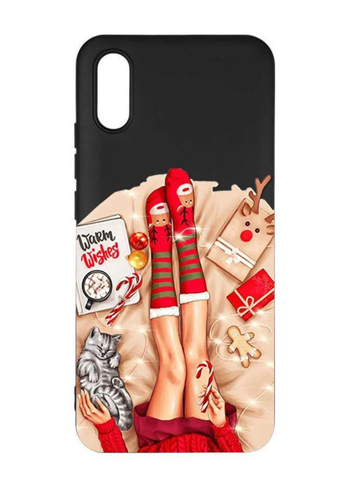 Матовый чехол на Xiaomi Redmi 9A Зимние ножки (принт 187) Creative (362967010)