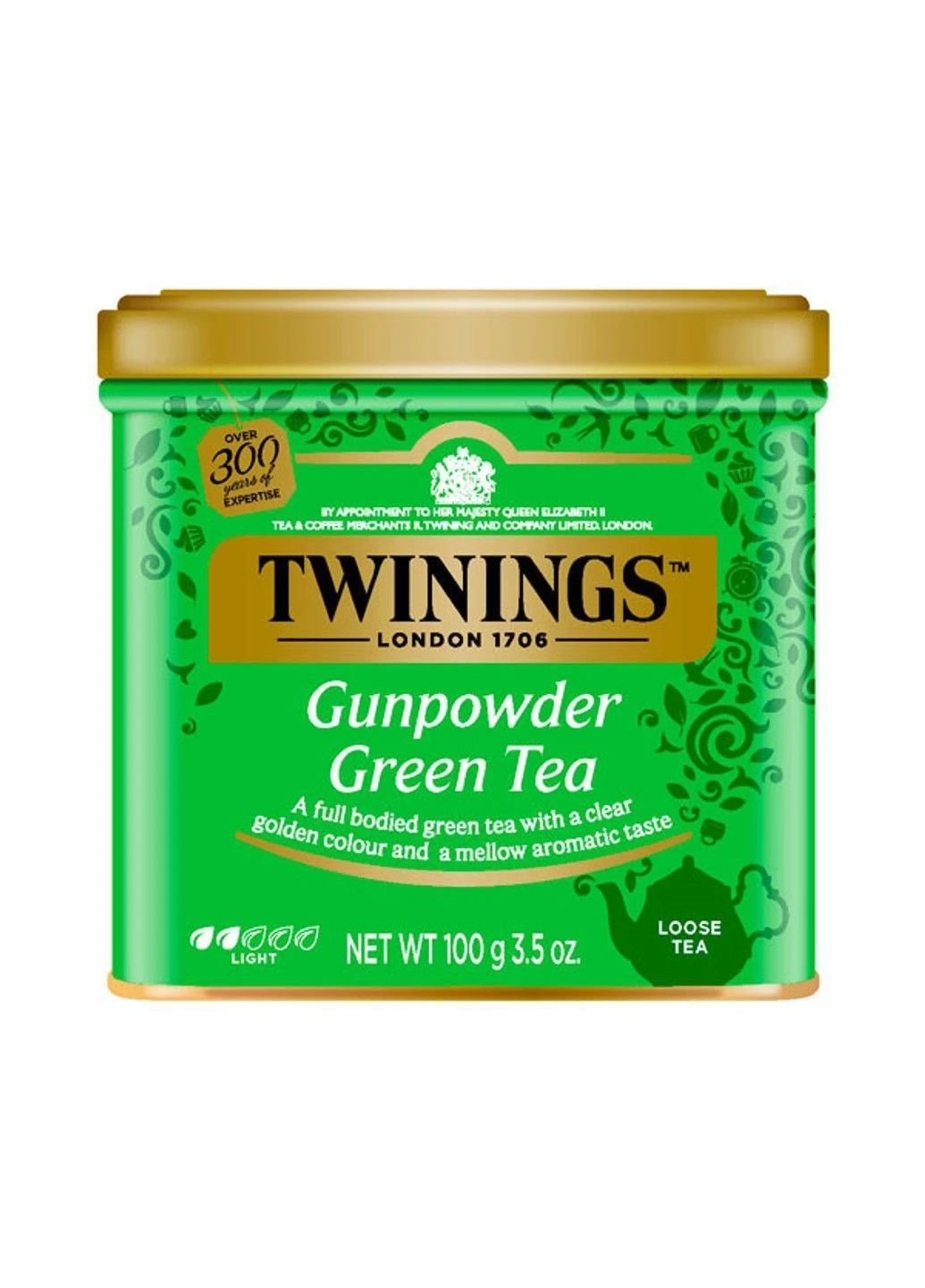 Чай зеленый Ганпаудер 100 г ж/б Twinings (400913898)