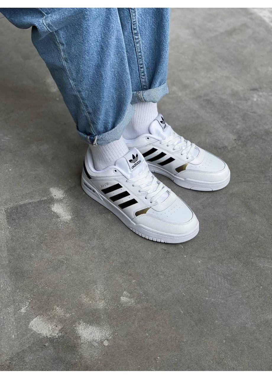 Белые летние кроссовки adidas drop step white low адидас дроп степ No Brand
