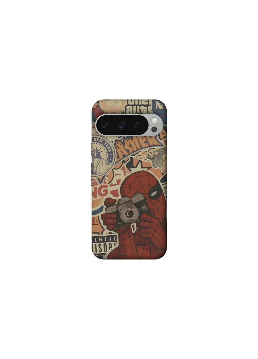 Чехол на Google Pixel 10 Pro XL Retro collage ver.3 Frontalka (384645271)