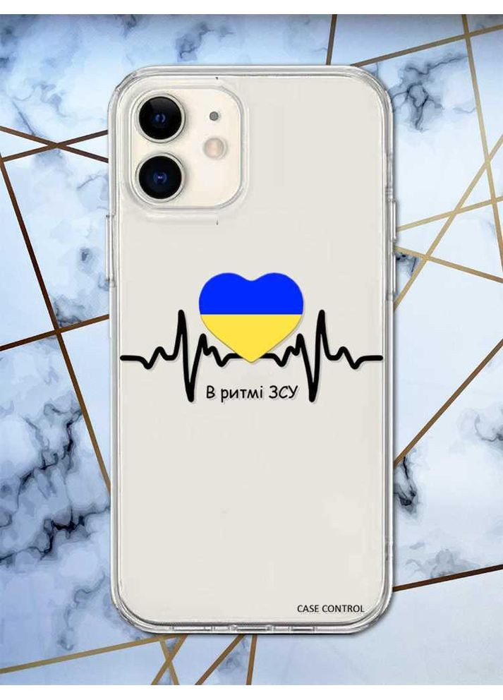 Прозорий чохол на iPhone 12 mini В ритмі ЗСУ принт 70 Creative (359495313)