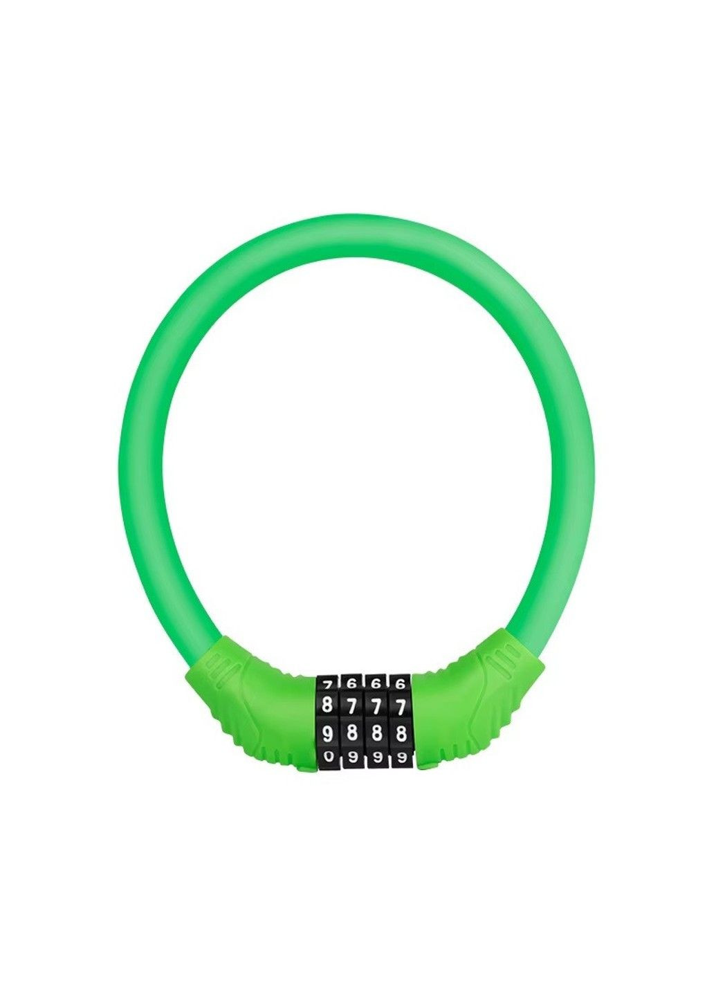 Замок кодовий 10х350 мм. зелений No Brand (359456089)