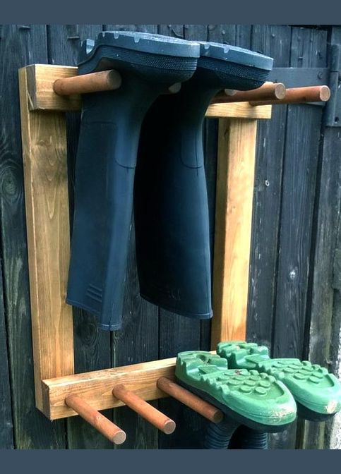 Полиця для робочого взуття з дерева Тихоа бланже (РОБ-000401) No Brand (328960658)