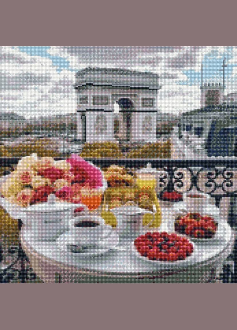 Алмазна картина за номерами Сніданок у Франції 50х50 см GA0008 ( ) Strateg (328946396)