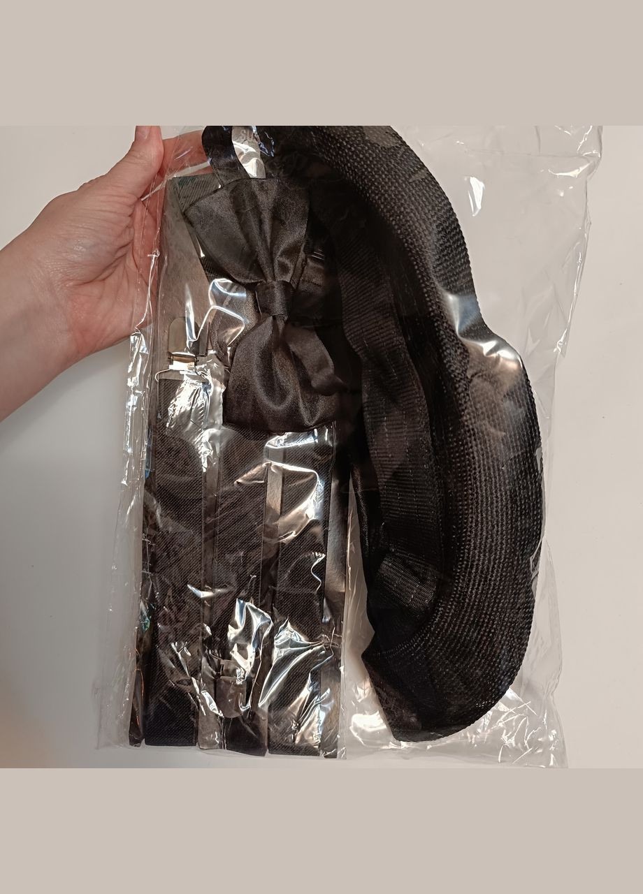 Набір аксесуарів Джентельмена капелюх розмір 58 підтяжки метелик Вечірка в стилі Гетсбі Вечірка Мафія Чикаго No Brand (342065393)