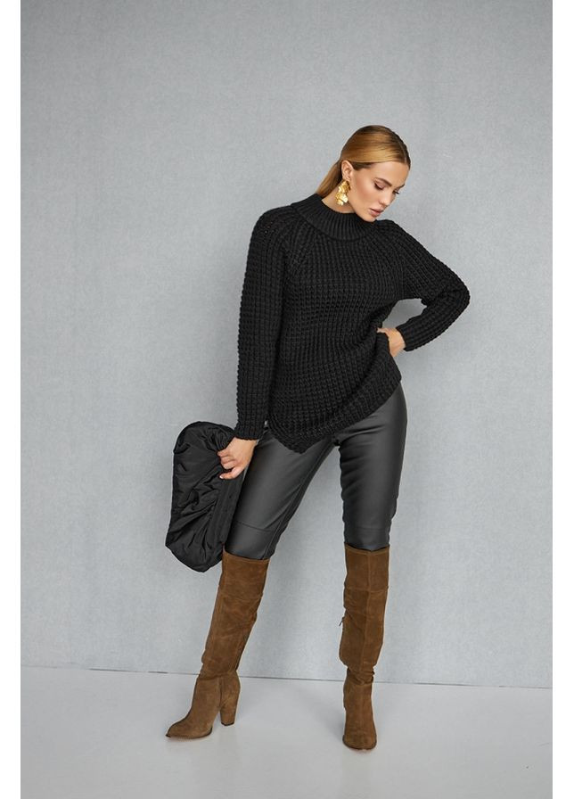 Черный свитер 2703 черный Triko Bakh