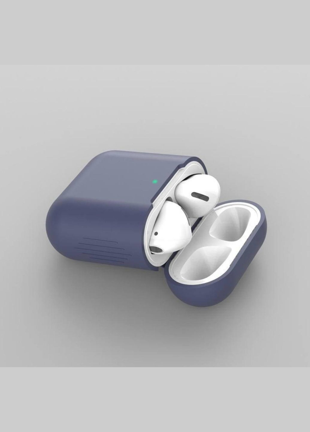 Чохол для навушників Темно синій No Brand Airpods 1/2 (326803420)