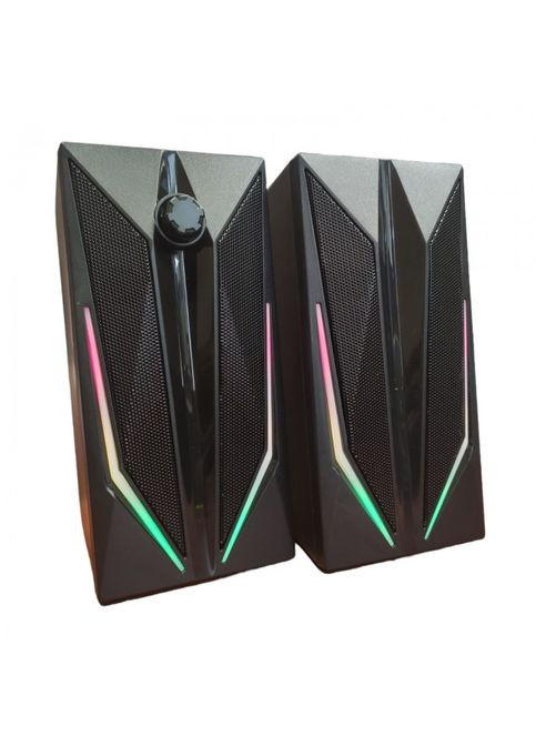 Комп'ютерні колонки акустика 2.0 USB Music D9 MJ-200 з RGB підсвічуванням MDR No Brand (371793924)