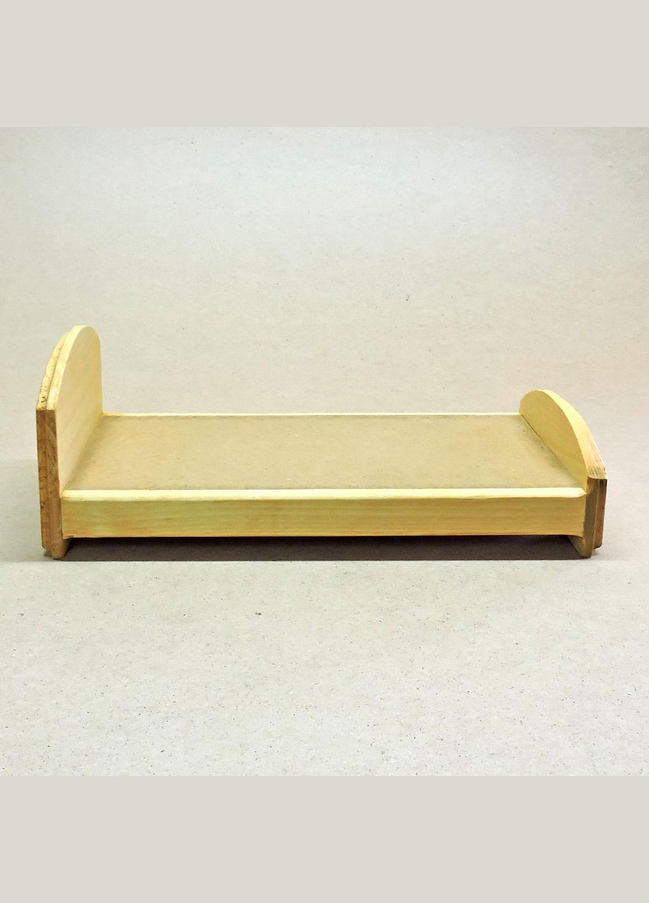 Ліжко для ляльок з дерева Аврора каррі (КРТ-000602) No Brand (328605890)