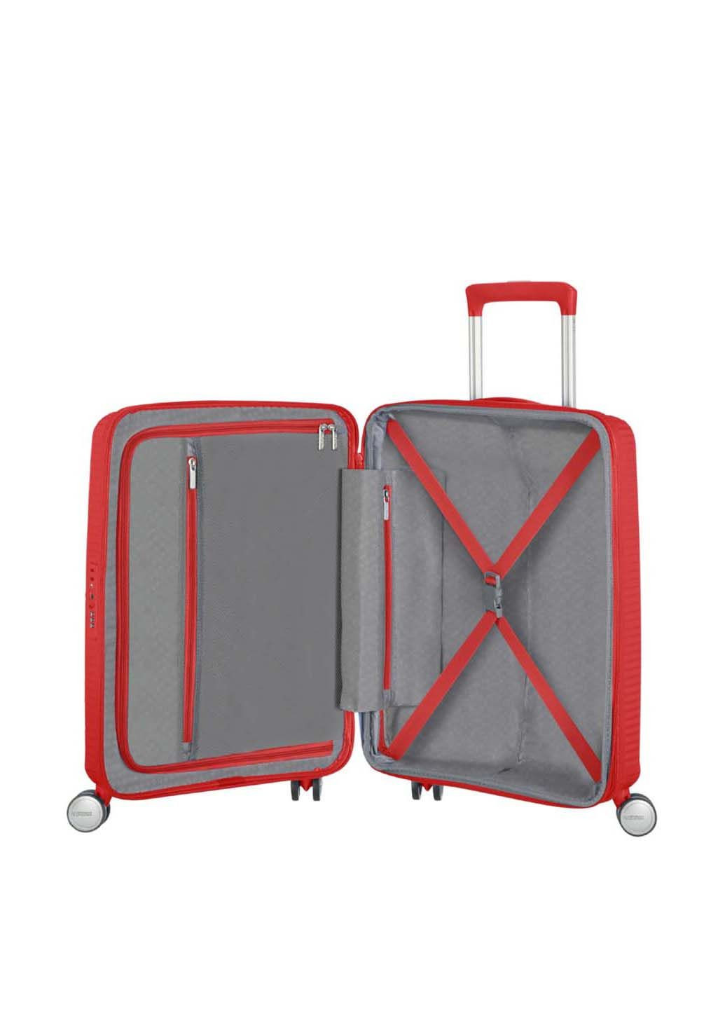 Валіза 55 Див SOUNDBOX CORAL RED 55x40x20-23 American Tourister (284664574)