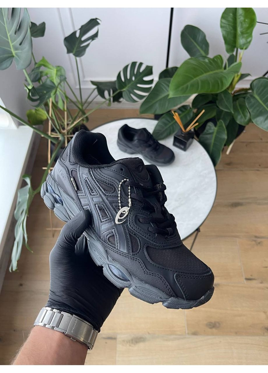 Черные демисезонные кроссовки мужские asics gel-nyc gore-tex black | асикс гель-нюк черные No Brand