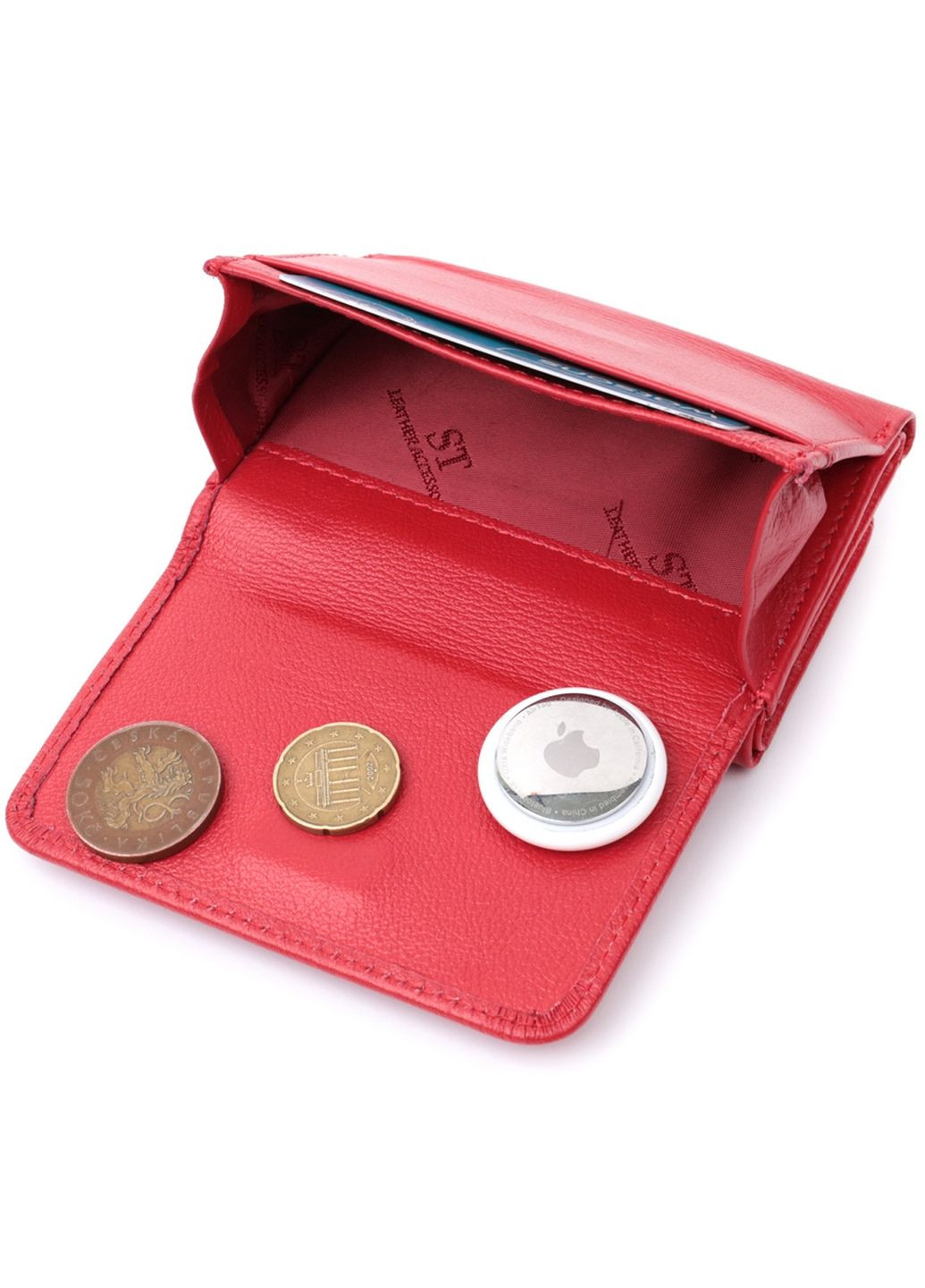 Жіночий шкіряний гаманець 11,5х8,5х2 см st leather (315870586)