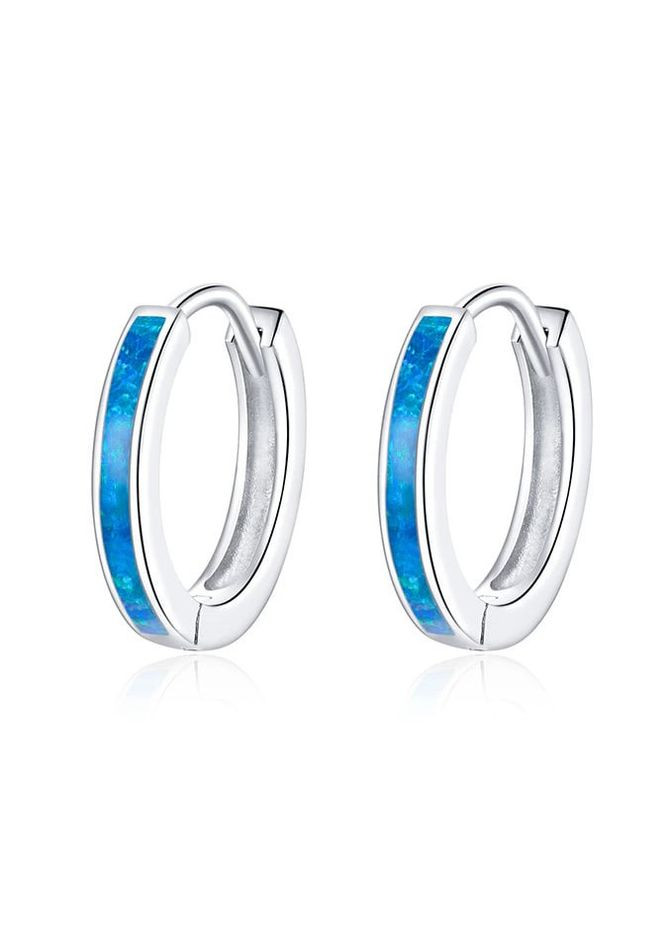 Серебряные серьги с кольцами "Морская волна" Kabluchka (355347740)