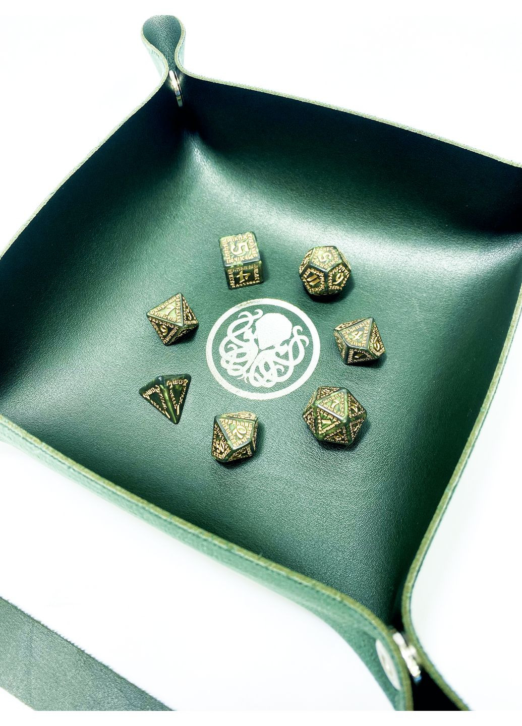 Настольная игра Лоток для кубиков Ктулху зеленый Dice Tray Планета ігор (372480391)