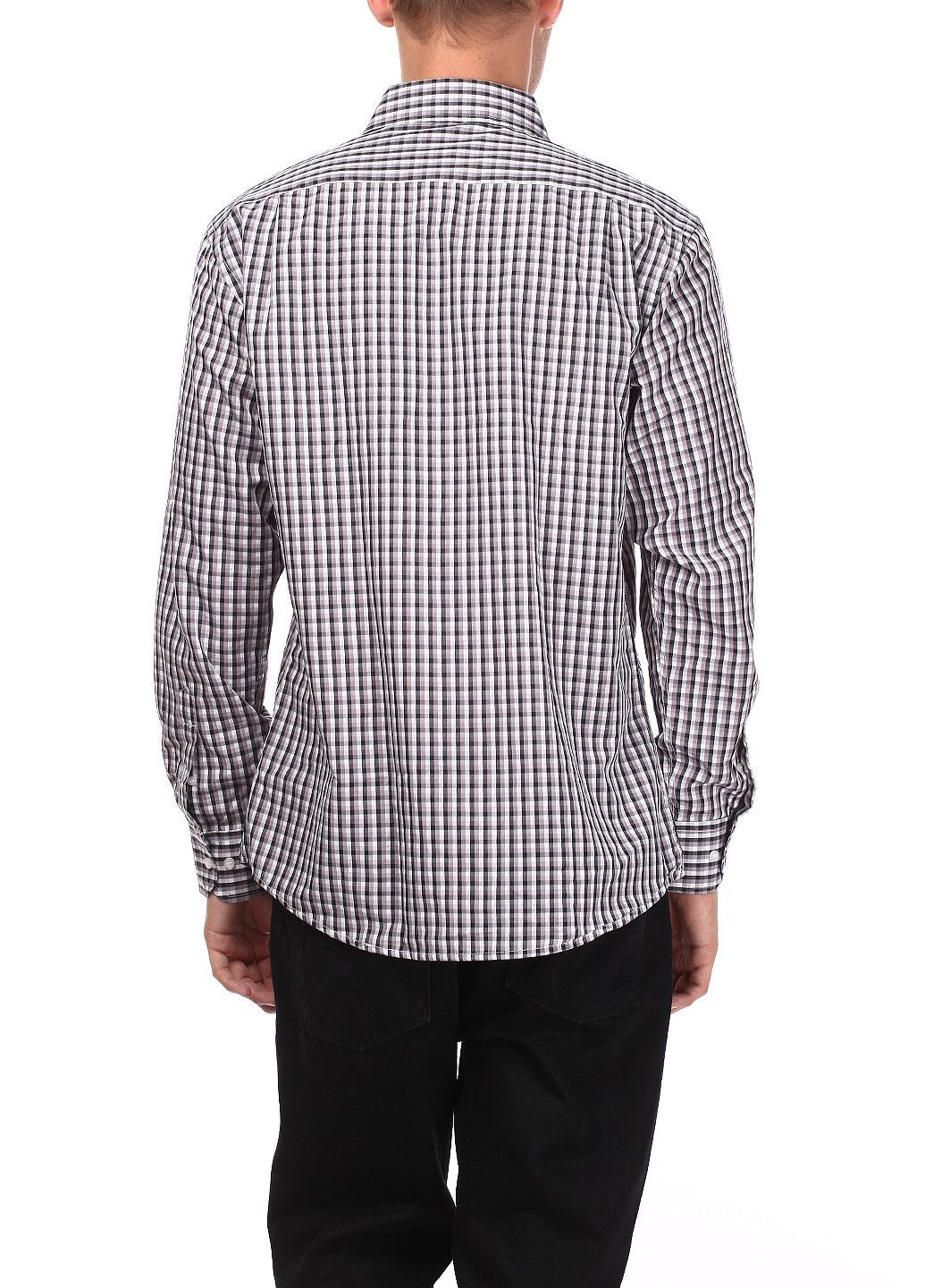 Серая повседневный рубашка в клетку Aldo & Co