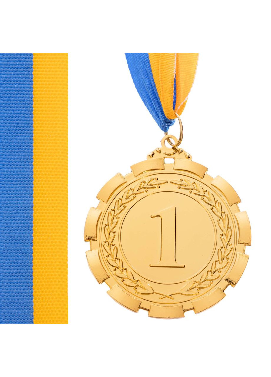 Медаль спортивная с лентой PREMIER d-6,5см C-6861 (металл, d-6,5см, 38g, 1-золото) SP-Sport (361438829)