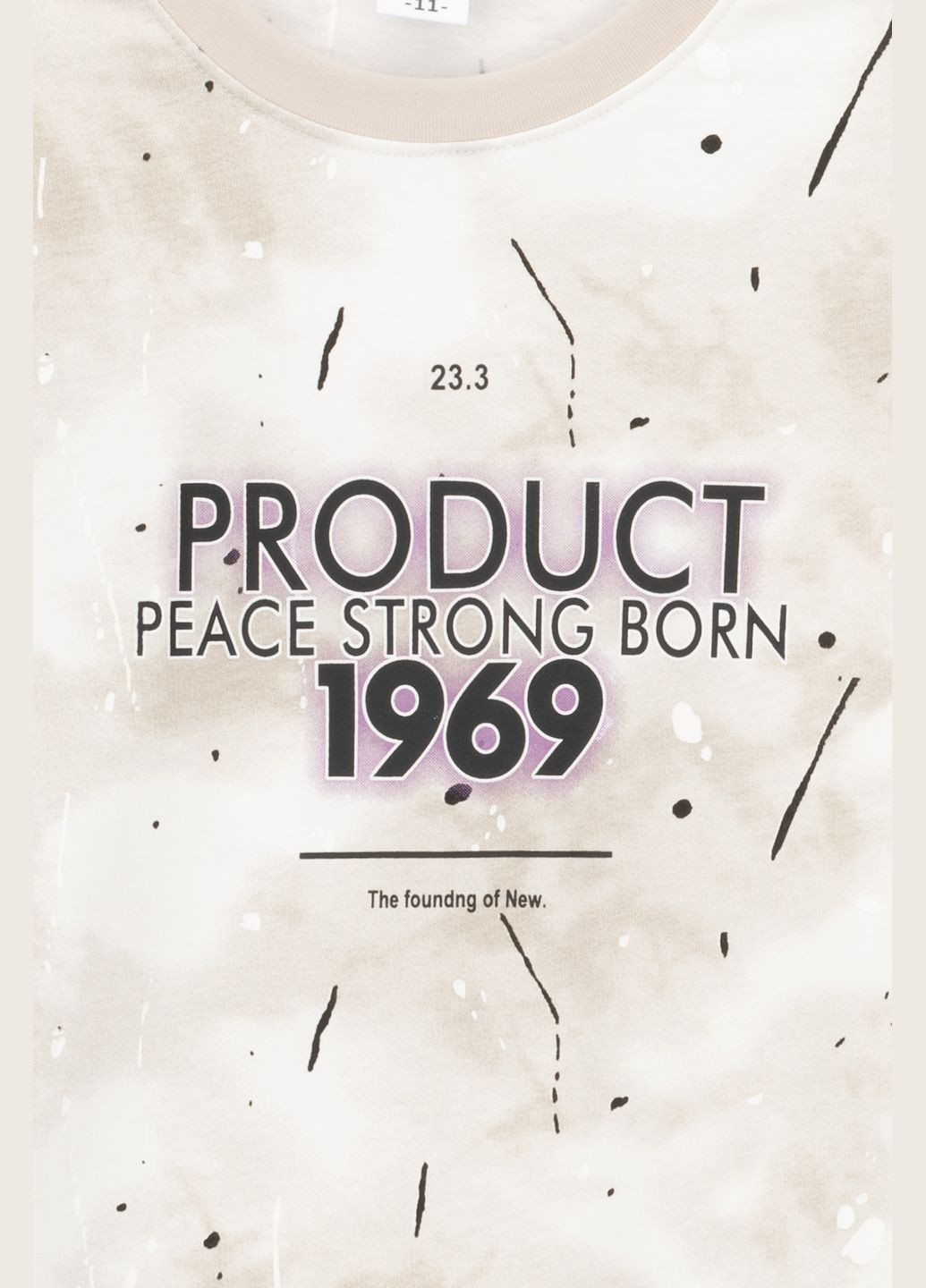 Бежева літня футболка з принтом для хлопчика 1300 134 см (2000990528056s) shop (2000990528056) Yekipeer