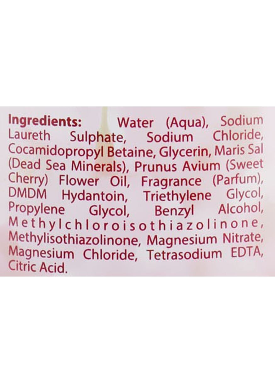 Гель для душа с ароматом цветов вишни Cherry Blossom Body Wash 1000ml (730971-20075) Dead Sea Collection (368628879)