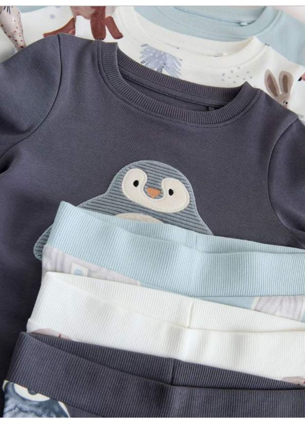Комбінована всесезон піжама gray / penguin Next Trend 7415~01