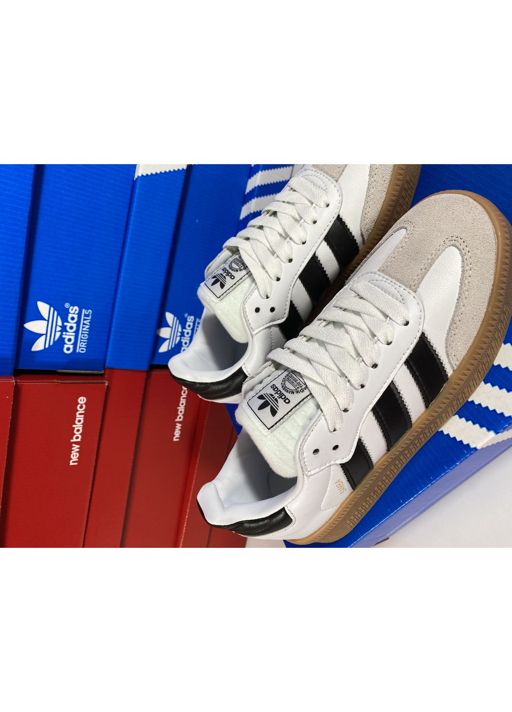 КРОСІВКИ ЖІНОЧІ ADIDAS SAMBA XLG АДІДАС САМБА No Brand комбіновані демісезони (368870190)