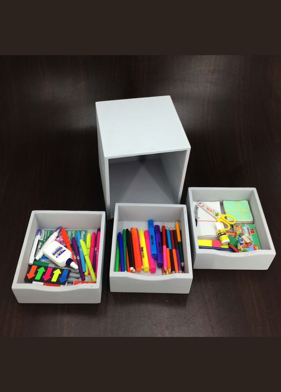 Органайзер настільний з дерева Берген маренго (КНЦ-003519) No Brand (328227131)