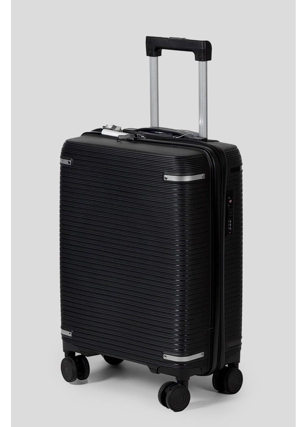 Маленький пластиковый чемодан ручная кладь 607-3-BL Tourist (354704052)