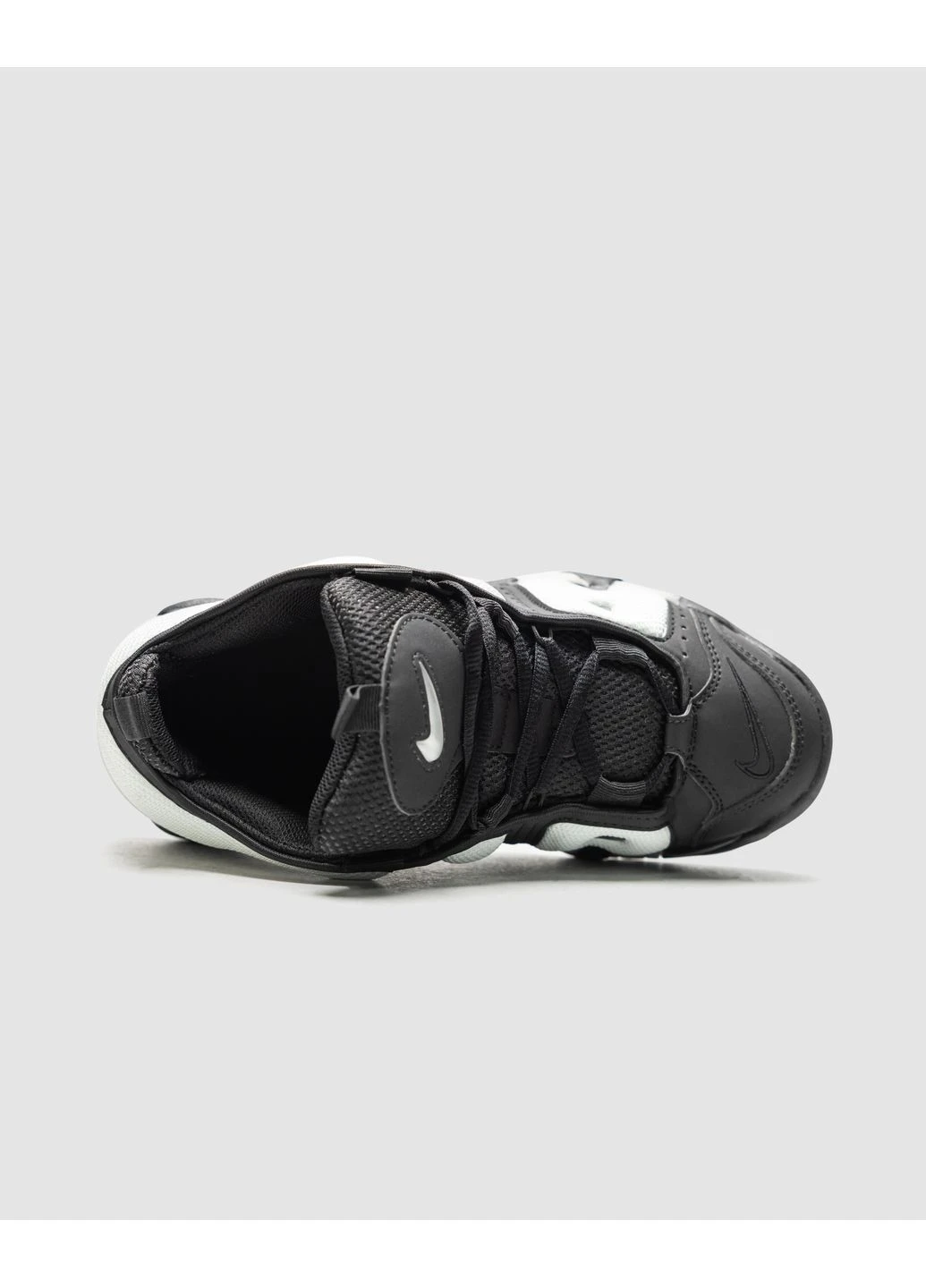 Чорні кросівки чоловічі nike air more uptempo low black photon dust найк аір мор уптемпо чорні демісезон No Brand