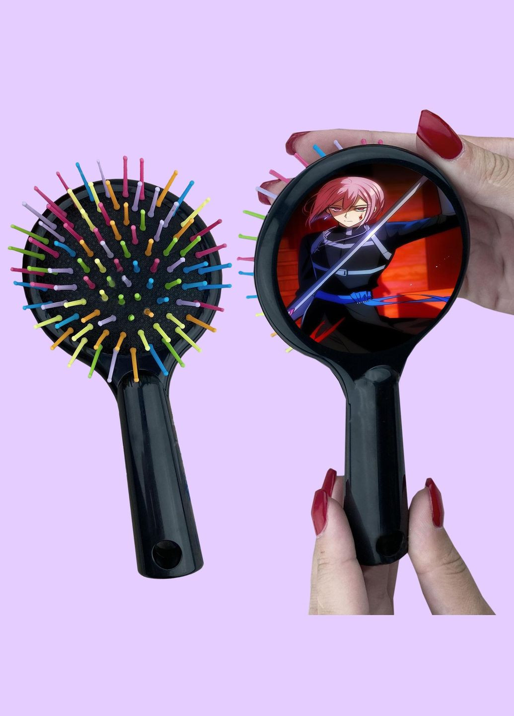 Гребінець для волосся Аніме Мемуари Ванітаса #0011 чорний No Brand (315044871)