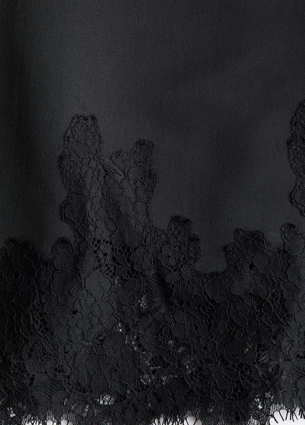 Черное коктейльное платье H&M однотонное