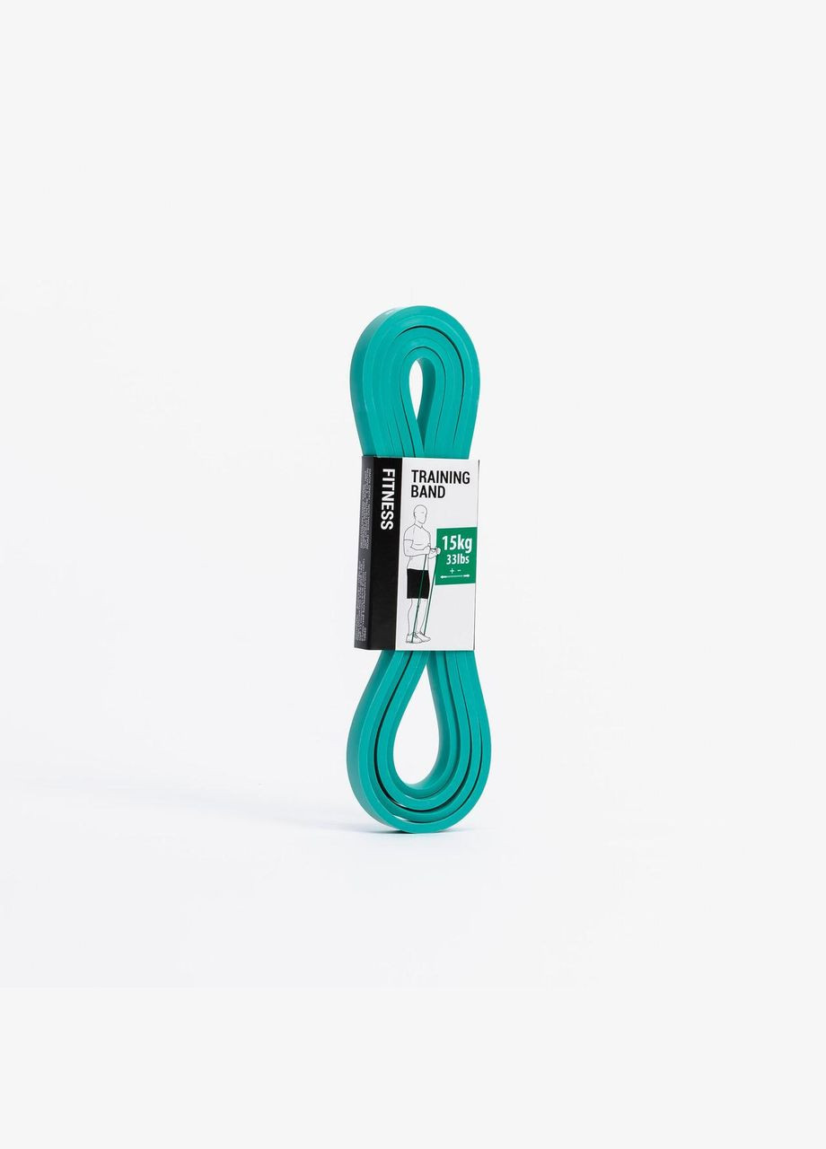 Стрічка-еспандер 15 кг зелена Domyos (315726293)
