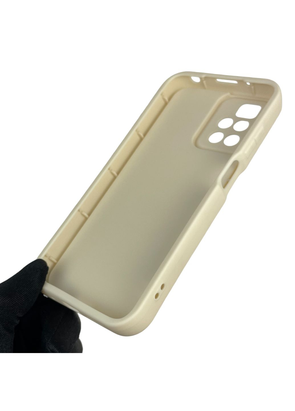 Чехол силиконовый Soft Touch для Redmi 10 молочный (Полная защита камеры) Xiaomi (366388626)
