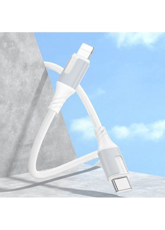 Дата-кабель BX101 Creator 27W Type-C to Lightning (1м) Black Borofone (386034126)