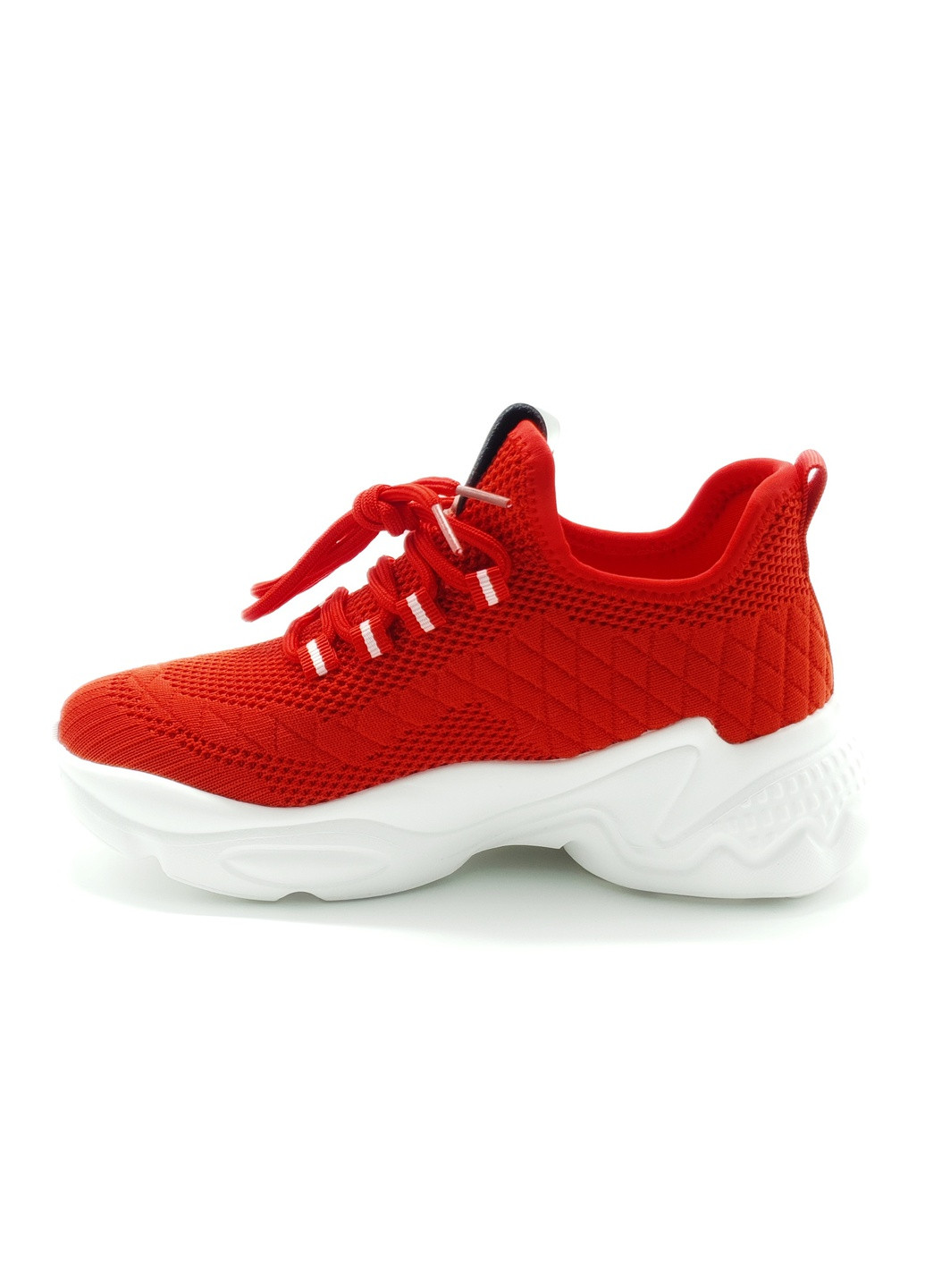 Красные всесезонные женские красные кроссовки текстиль l-16-4 230 мм (р) Lonza