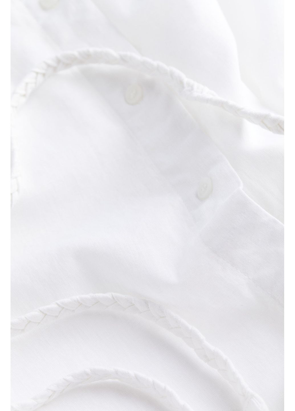 Білий повсякденний плаття, сукня H&M однотонна