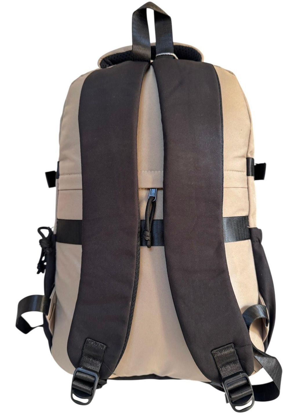 Рюкзак міський з трьома відділеннями 6239 бежевий No Brand (368859138)