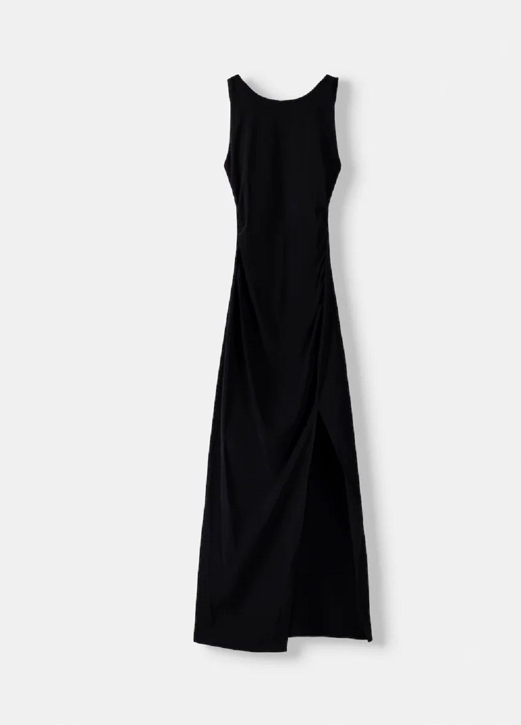 Черное кэжуал платье Bershka однотонное
