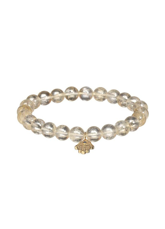 Браслети з натурального цитрину з рукою Фатіми 4561 LeBijou (367580475)