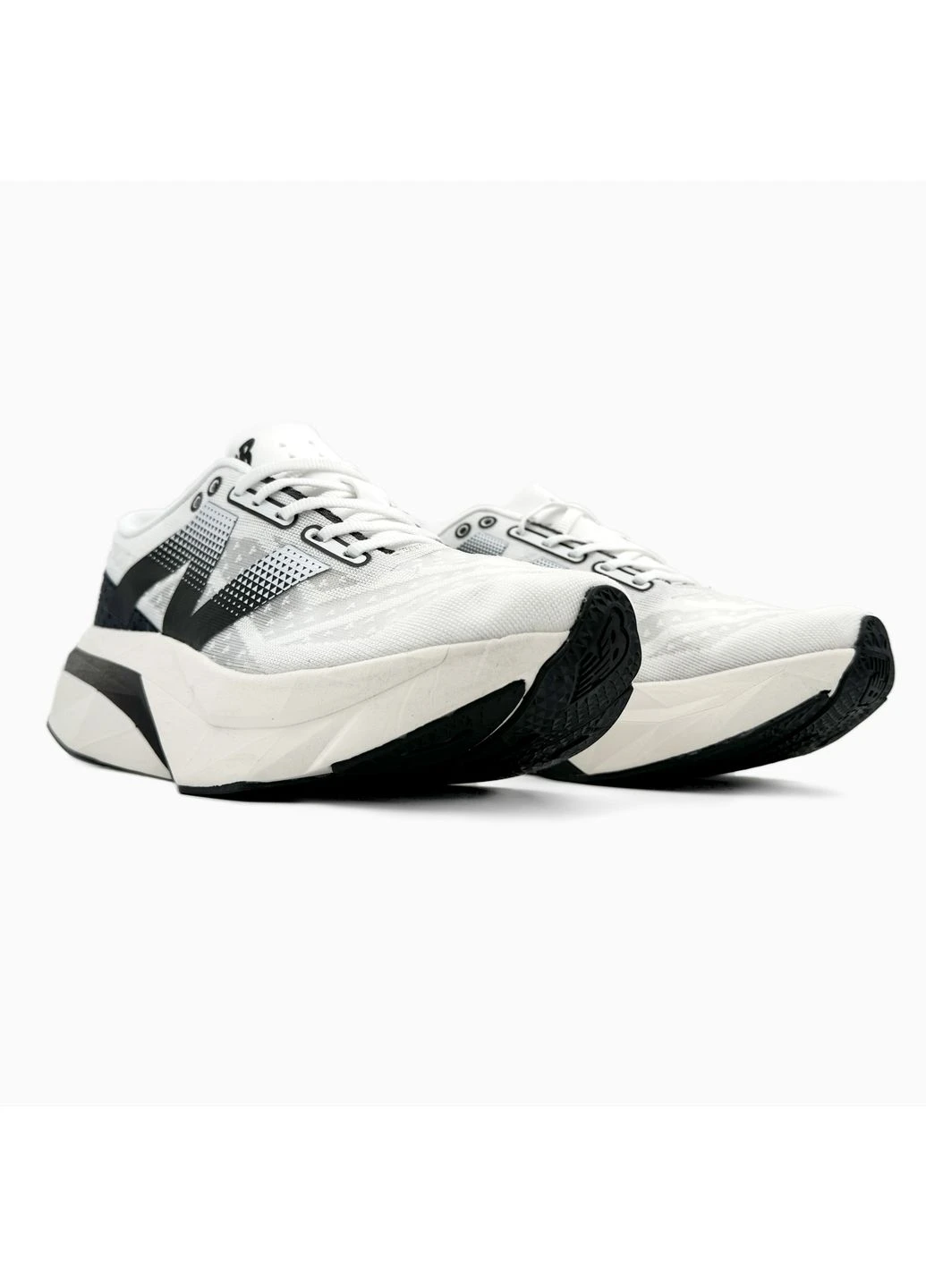 Белые демисезонные кроссовки мужские new balance sc elite v4 white/black нью беланс белые No Brand