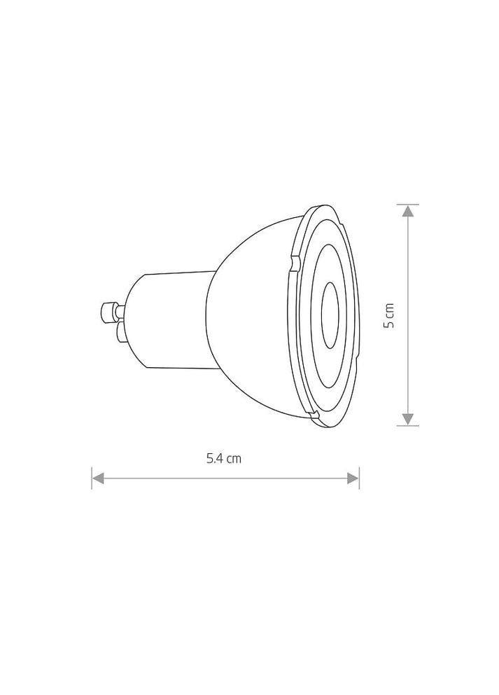 Світлодіодна лампочка 10998 Reflector Led GU10 1x7W 4000K 600Lm Dim IP20 Біла (10998) Nowodvorski (318524724)