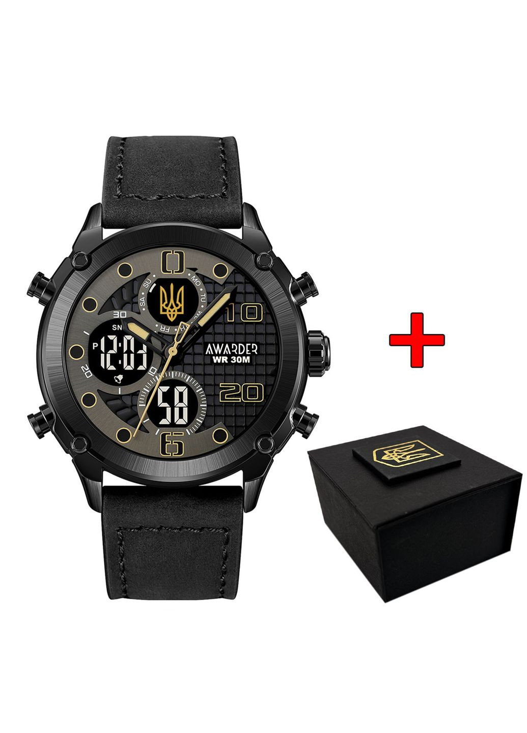 017 Тризуб золото All Black Awarder (342102143)