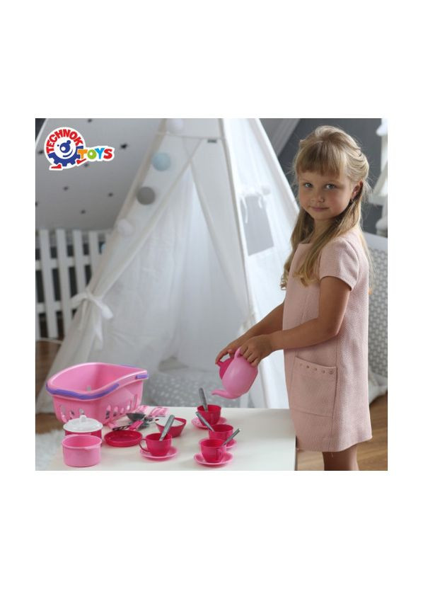Кухонный набор игрушечный для детей набор посуды и аксессуаров для кухни ТехноК (371793159)